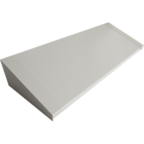 Dessus inclin&eacute; pour casiers robustes enti&egrave;rement soud&eacute; Concorde, Bloc de 4, 18" p x 48" la x 6" ha, Gris, Acier FMT Sales Ltd