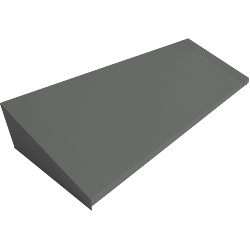 Dessus inclin&eacute; pour casiers robustes enti&egrave;rement soud&eacute; Concorde, Bloc de 4, 18" p x 48" la x 6" ha, Acier FMT Sales Ltd