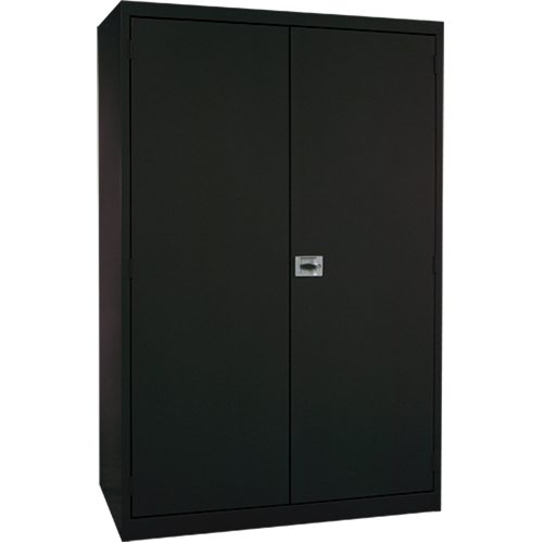 Armoires de rangement Hi-Boy profondes, Acier, 4 Tablettes, 72" h x 36" la x 24" P, Noir FMT Sales Ltd