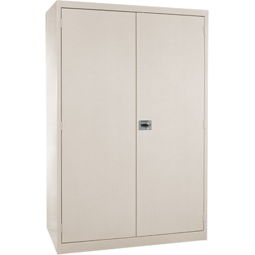 Armoires de rangement Hi-Boy profondes, Acier, 4 Tablettes, 72" h x 36" la x 24" P, Beige FMT Sales Ltd