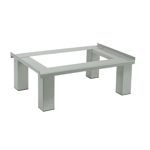 Free Standing Base, 1 Banks, 6" H x 12" W x 18" D, Grey, Steel FMT Sales Ltd