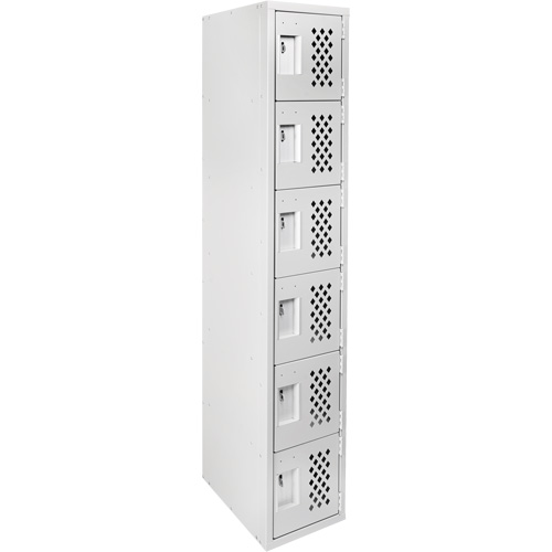 Clean Line Lockerettes, 6 -tier, 18" x 72" x 12", Steel FMT Sales Ltd