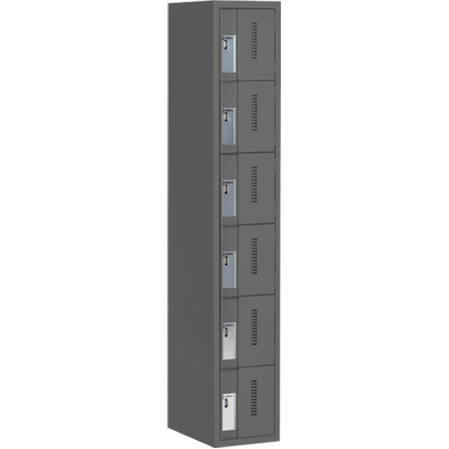 Casiers robustes Concorde, 6 niveaux, 12" x 18" x 72", Acier, Charbon, Soud&eacute; (assembl&eacute;) FMT Sales Ltd
