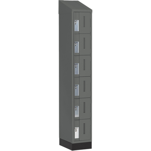 Casiers robustes Concorde, 6 niveaux, 12" x 18" x 82", Acier, Charbon, Soud&eacute; (assembl&eacute;) FMT Sales Ltd