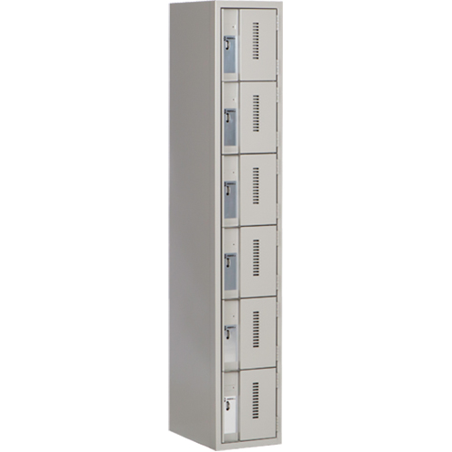Casiers robustes Concorde, 6 niveaux, 12" x 18" x 72", Acier, Gris, Soud&eacute; (assembl&eacute;) FMT Sales Ltd