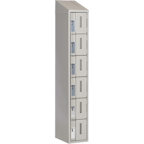 Casiers robustes Concorde, 6 niveaux, 12" x 18" x 78", Acier, Gris, Soud&eacute; (assembl&eacute;) FMT Sales Ltd