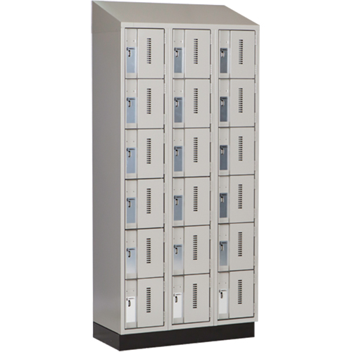 Casiers robustes Concorde, 6 niveaux, Bloc de 3, 36" x 18" x 82", Acier, Gris, Soud&eacute; (assembl&eacute;) FMT Sales Ltd