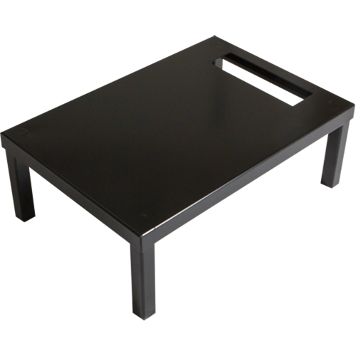 All-Welded Concorde Free Standing Locker Base, 3 Banks, 6" H x 36" W x 18" D, Black, Steel FMT Sales Ltd