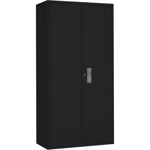 Armoire garde-robe, Acier, 36" la x 18" p x 72" h, Noir FMT Sales Ltd
