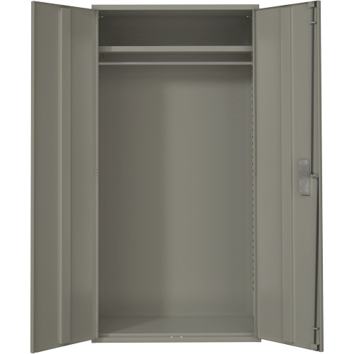 Armoire garde-robe, Acier, 36" la x 18" p x 72" h, Gris FMT Sales Ltd
