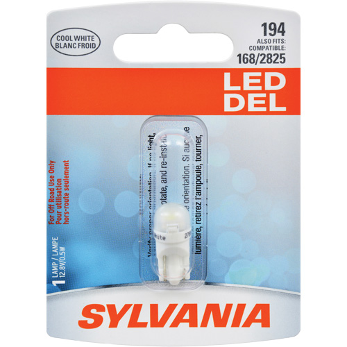 194 Mini-ampoule automobile, DEL, 0,5 W/12,8 W, Blanc FMT Sales Ltd