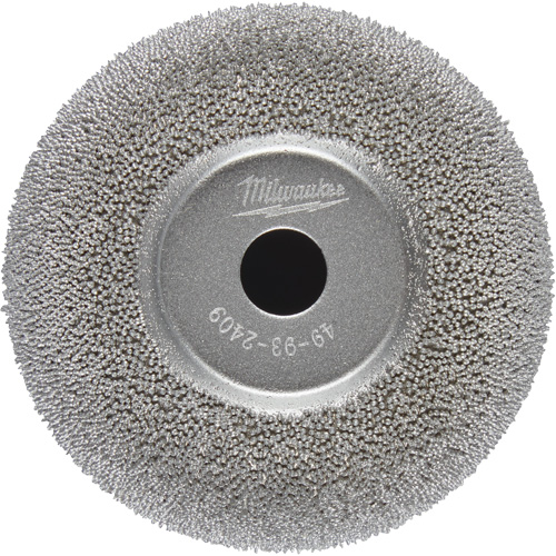 Meule &agrave; polir &agrave; contour &eacute;vas&eacute; 2-1/2" pour ponceuse pour pneus &agrave; basse vitesse M12 Fuel FMT Sales Ltd