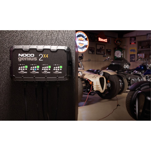 Chargeur de batterie 4 sorties de 8 A Genius 2X4 FMT Sales Ltd
