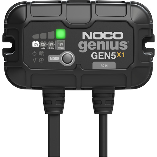 Chargeur de batterie embarqu&eacute; &agrave; 1 sortie de 5 amp&egrave;res Gen5X1 Genius FMT Sales Ltd