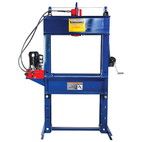 Double Acting Shop Press with Electric Pump, 100 tons Capacity FMT Sales Ltd