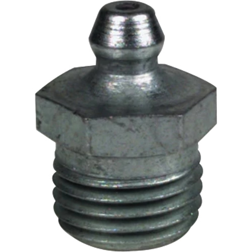Raccord de graissage droit tr&egrave;s court, Acier, Filetage de 0,25 NPT FMT Sales Ltd