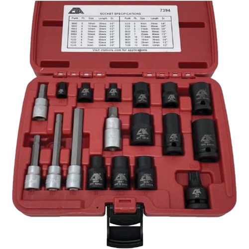 Jeu de douilles d'&eacute;triers de frein 18 mcx FMT Sales Ltd