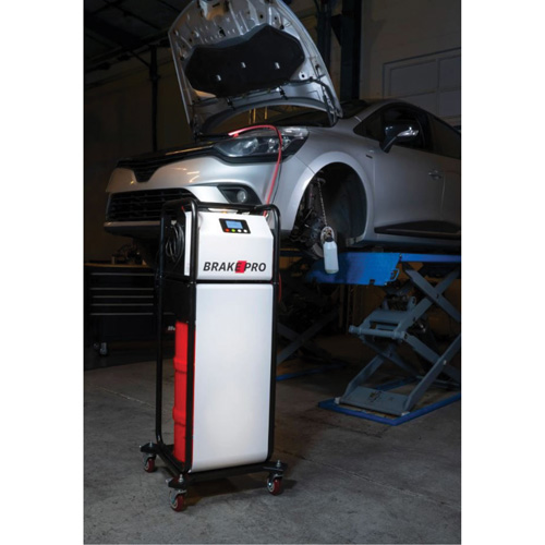Purgeur de frein &eacute;lectrique Frame Brake-Pro avec chariot FMT Sales Ltd