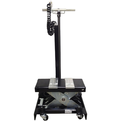Cric de service de plancher &agrave; profil bas, 12 tonne(s) Capacit&eacute;, 7-1/2" Abaiss&eacute;e, 15" &eacute;lev&eacute;e, Air comprim&eacute;/hydraulique FMT Sales Ltd