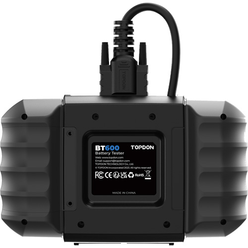 Testeur de batterie 12?V et de syst&egrave;mes 12?V/24?V BT600 avec imprimante int&eacute;gr&eacute;e FMT Sales Ltd
