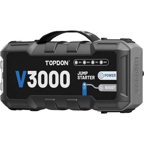 Survolteur, banque d'alimentation et lampe de poche V3000 FMT Sales Ltd