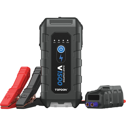 D&eacute;marreur d'appoint, survolteur, banque d'alimentation et lampe de poche V1500 FMT Sales Ltd