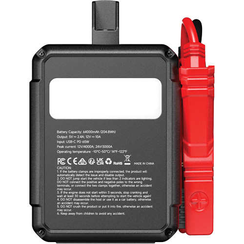 Survolteur V4000 HD 12 V/24 V 4000 A FMT Sales Ltd