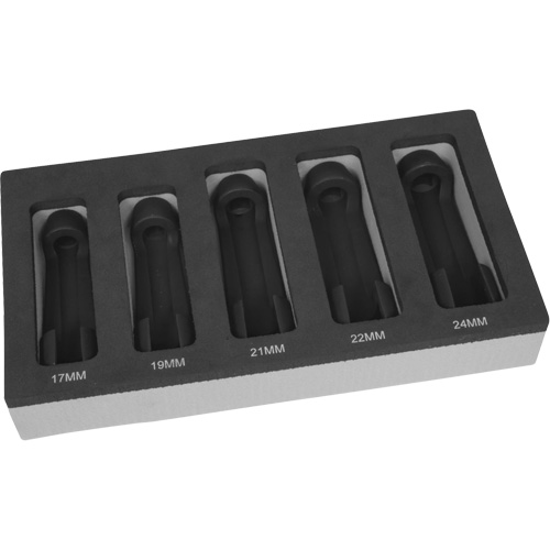 Jeu de 5 douilles pour conduites avec plateau en mousse FMT Sales Ltd