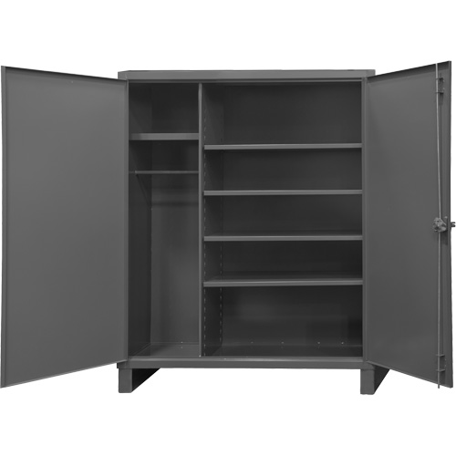 Vestiaire tr&egrave;s robuste, Acier, 60" la x 24" p x 78" h, Gris FMT Sales Ltd