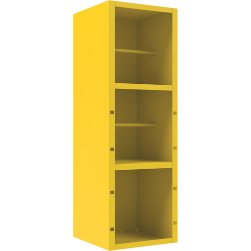Spill Control Cabinet, 1 Shelves, 72" H x 24" W x 24" D, Steel, Yellow FMT Sales Ltd
