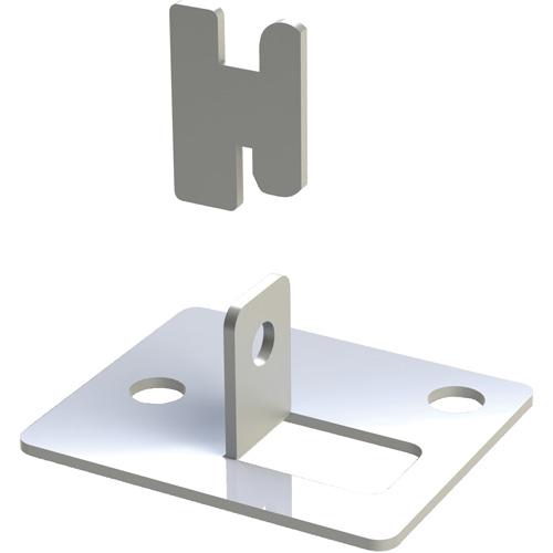 Interlok Boltless Shelving Foot Plate FMT Sales Ltd