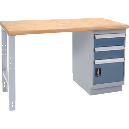 Industrial Duty Workbench, Door w/ Drawer Combination, 1000 lbs. Cap., 36" W x 60" D, 34" H FMT Sales Ltd