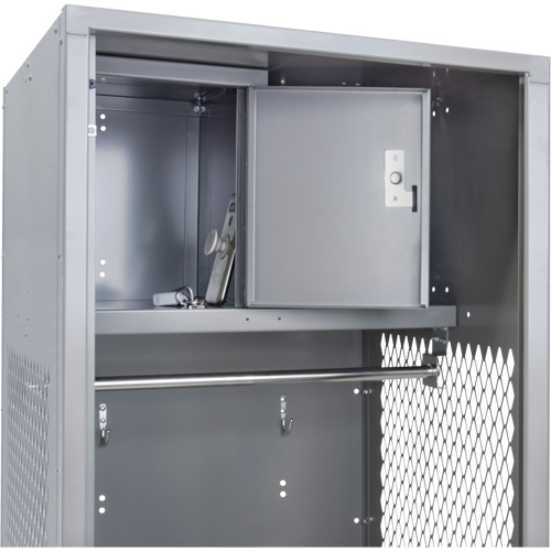Gear Locker, Steel, 24" W x 24" D x 72" H, Grey FMT Sales Ltd