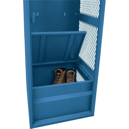 Casier pour &eacute;quipement, Acier, 24" la x 24" p x 72" h, Bleu fonc&eacute; FMT Sales Ltd