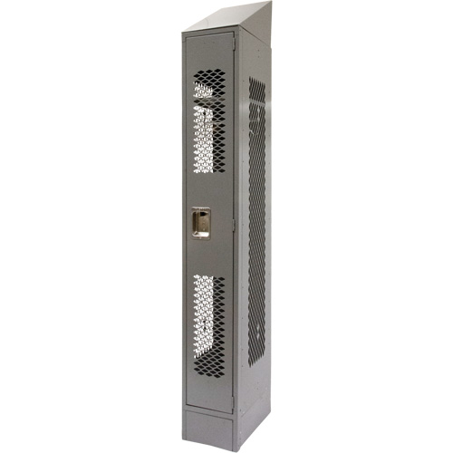 Casiers ventil&eacute;s, 12" x 18" x 88", Acier, Gris, D&eacute;mont&eacute;, Perfor&eacute; FMT Sales Ltd