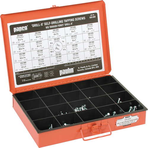 Assortiments de vis autoperceuses FMT Sales Ltd