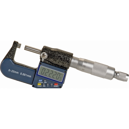 Microm&egrave;tre num&eacute;rique &eacute;lectronique, 0 - 1" (0 - 25 mm) gamme de mesure, R&eacute;solution de 0,00005" (0,00127 mm) FMT Sales Ltd