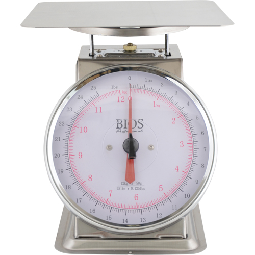 Top Loading Scale, 25 lbs. 12 kg Cap., 0.125 lbs. / 50 g Graduations FMT Sales Ltd