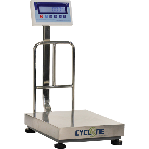 Cyclone 150 Bench and Platform Scale, 300 lbs. / 150 kg Capacity, 15-3/4" L x 19-7/10" W FMT Sales Ltd