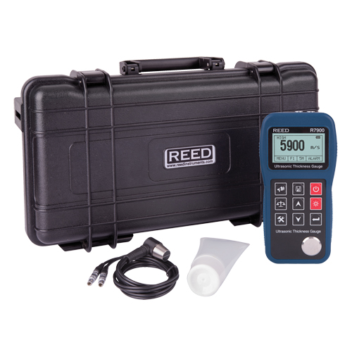 Ultrasonic Thickness Gauge, Digital Display, Ultrasound, 0.03" - 15.7" (0.65 mm - 400 mm) Range FMT Sales Ltd