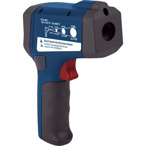 Thermom&egrave;tre &agrave; infrarouge professionnel, -26 - 1472° F ( -32 - 800° C ), 30:1, &eacute;missivit&eacute; Ajustable FMT Sales Ltd
