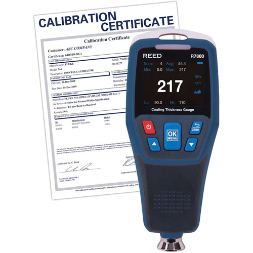 Coating Thickness Gauge with Calibration Certificate FMT Sales Ltd