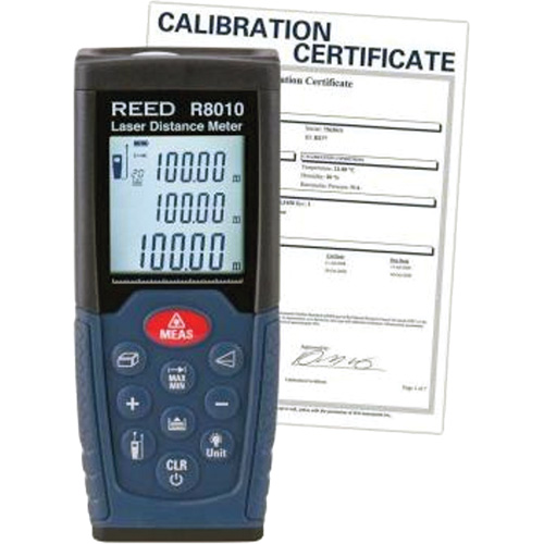 T&eacute;l&eacute;m&egrave;tre laser avec certificat de calibration, 1,92" - 328' (5 cm - 100 m) Gamme de mesure, Num&eacute;rique (&eacute;lectronique) FMT Sales Ltd