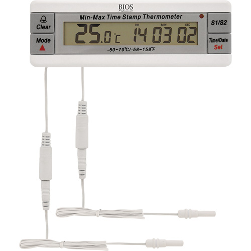 Vaccine Thermometer, Contact, Digital, -50-70°F (-58-158°C) FMT Sales Ltd