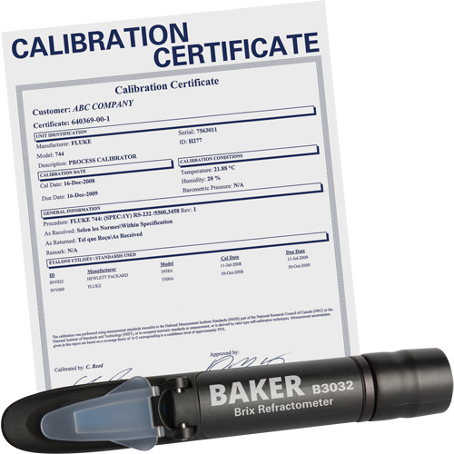 Refractometer with ISO Certificate, Analogue (Sight Glass), Br FMT Sales Ltd