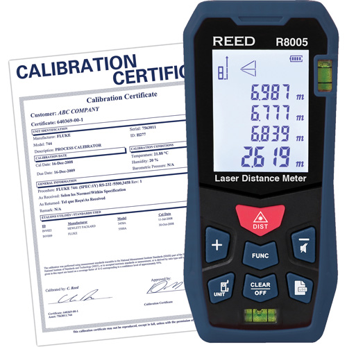 T&eacute;l&eacute;m&egrave;tre laser avec certificat de calibration, 0' - 164' (0 m - 50 m) Gamme de mesure, Num&eacute;rique (&eacute;lectronique) FMT Sales Ltd