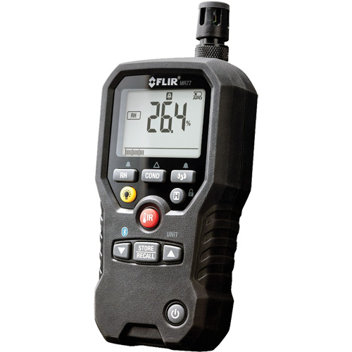 Humidim&egrave;tre 5-en-1 MR77 avec METERLINK, Gamme d'humidit&eacute; 0 - 99%, Gamme de temp&eacute;rature -4°- 392° F ( -20° - 200° C ) FMT Sales Ltd