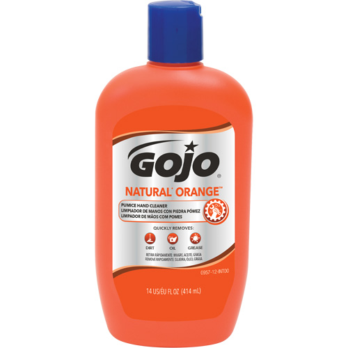 Nettoyant &agrave; mains Natural Orange, Pierre ponce, 414 ml, Bouteille, Agrumes/Orange FMT Sales Ltd
