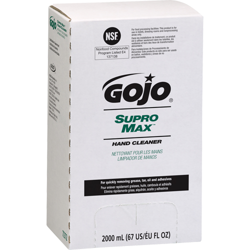 Nettoyant &agrave; mains Pro TDX 2000 Supro Max, Lotion, 2 L, Recharge, Sans parfum FMT Sales Ltd