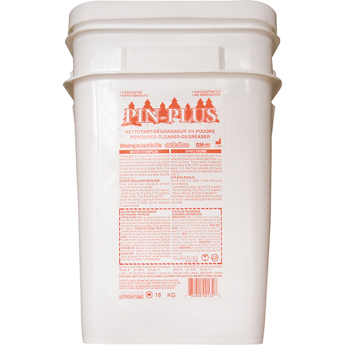 Pin-Plus Powdered Cleaner & Degreaser, 18 kg/18.0 kg FMT Sales Ltd